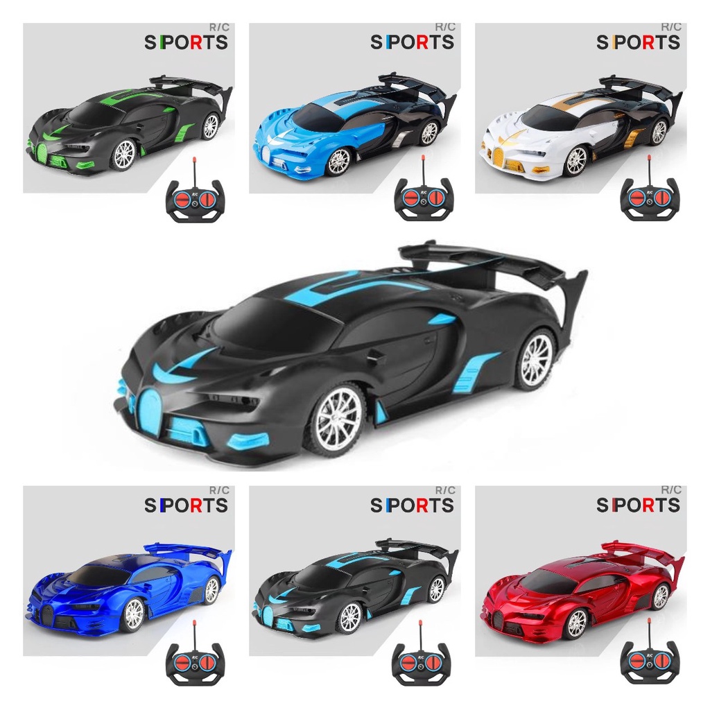 Mobil Baterai Remote Control Wireless Drift Racing Model Mainan Lampu LED Super Run