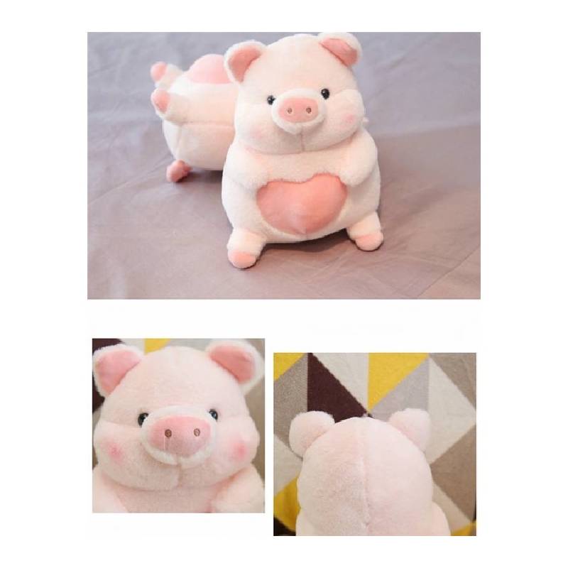 Heart Pig Plush Toy Kids Cushion Bantal Gadis Hadiah Boneka Boneka Dekorasi Rumah