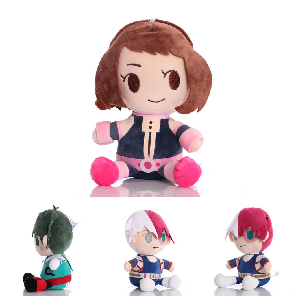 Academia My Hero Mainan Mewah Todoroki Shoto Katsuki Uraraka Boneka Boneka Izuku