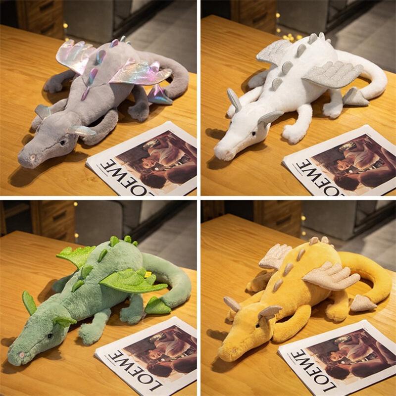 Boneka Naga Berbulu Pendek Ukuran 19,7in