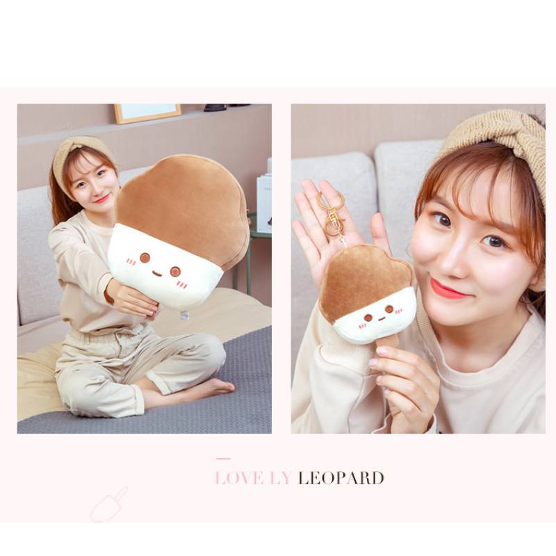 60cm/42cm/12cm Kartun Es Krim Mainan Mewah Liontin Bantal Cushion Boneka Dekorasi Rumah Hadiah