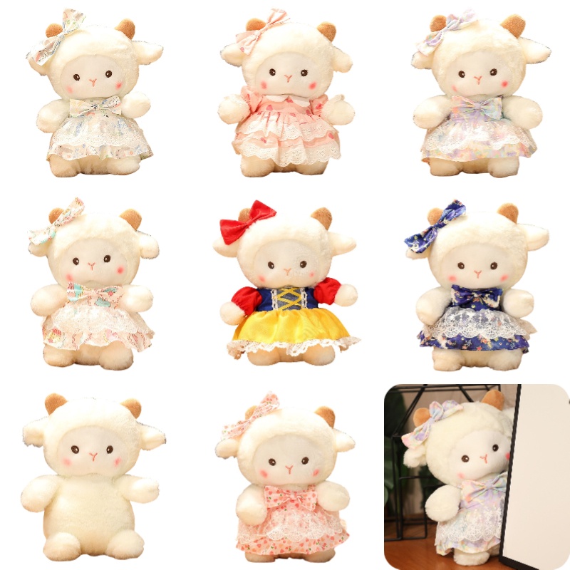 Mainan Plush Domba Lembut Dan Berbulu Pendamping Sempurna Untuk Anak-Anak Dan Dewasa