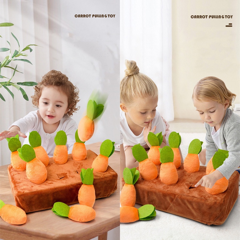 Mainan Lembut Wortel Snuggly Untuk Bayi Dan Balita Cocok Untuk Menenangkan Dan Menenangkan
