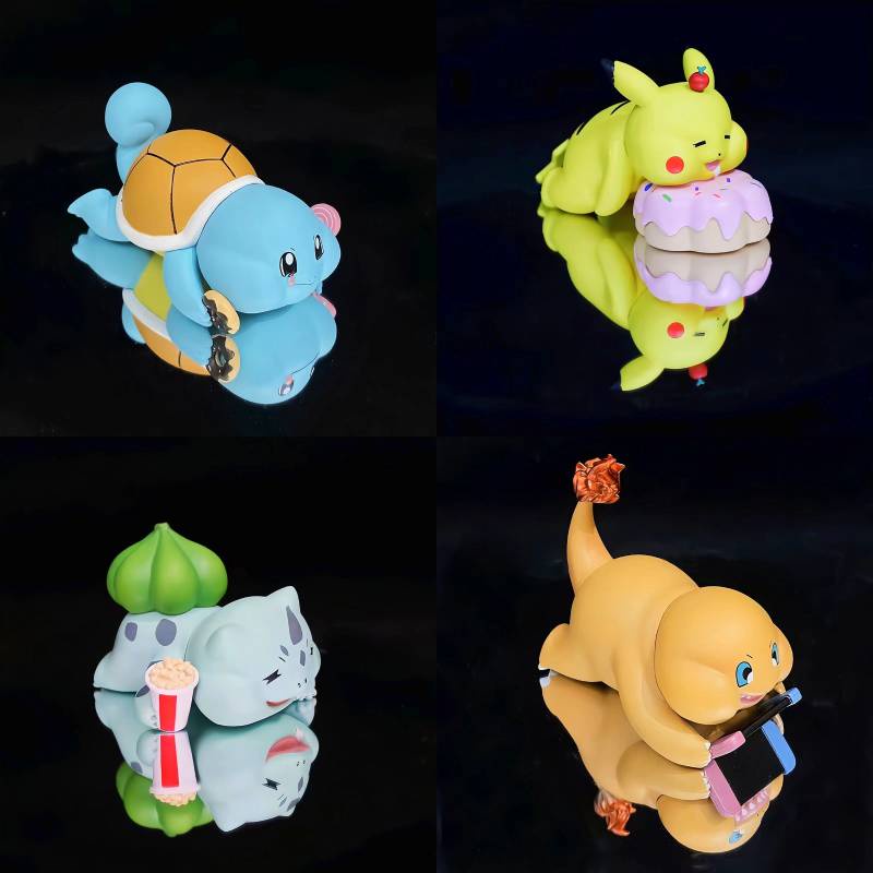 Figur Pet Berharga Pikachu Charmander Bulbasaur Dan Squirtle Hadiah Ideal Untuk Ulang Tahun Dan Wisuda