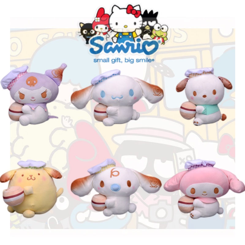 Kuromi Patissier Sanrio Cinnamoroll Mainan Mewah Kartun Plushies Decor Hadiah Anak