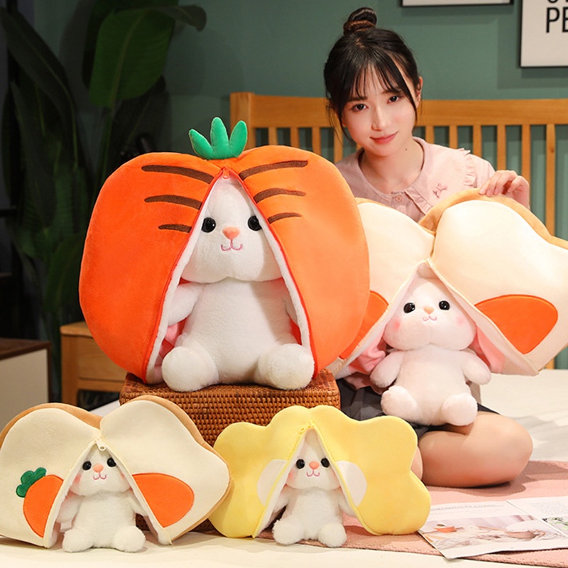 Mainan Plush Wortel-rabbit Baru Ideal Untuk Anak Usia 7-14th