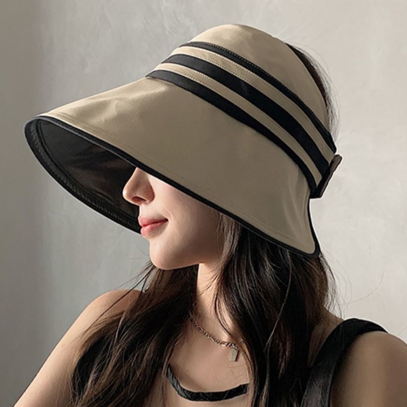 Daun Besar Dan Kosong Topi Nelayan Pelindung Matahari Shading Fashion Simple