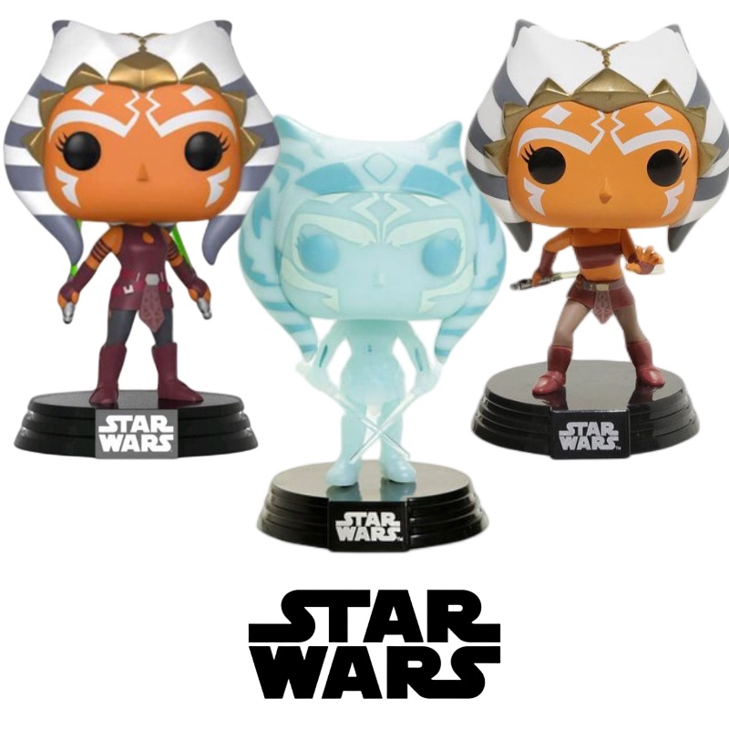 Funko Pop Star Wars Ahsoka Model Figure Tinggi 9cm Mainan Koleksi