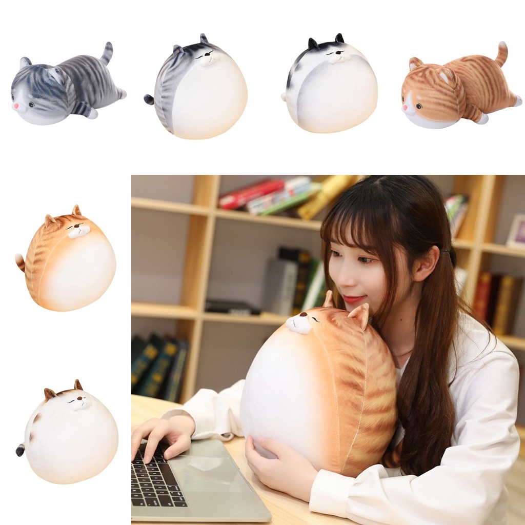 Boneka Plushy Cat Dengan Isian Melimpah Untuk Membuat Anda Tetap Nyaman Seharian Dan Malam.