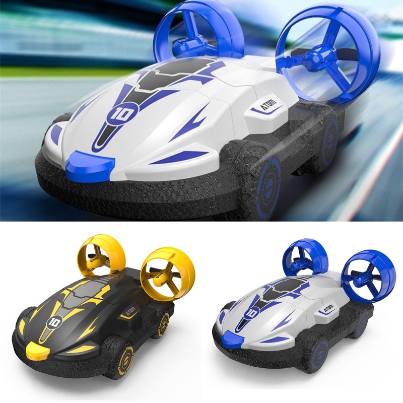 Speedboat Kontrol Amfibi Remote Anak-Anak Two-in-One Air Darat RC Mobil Drift Mainan