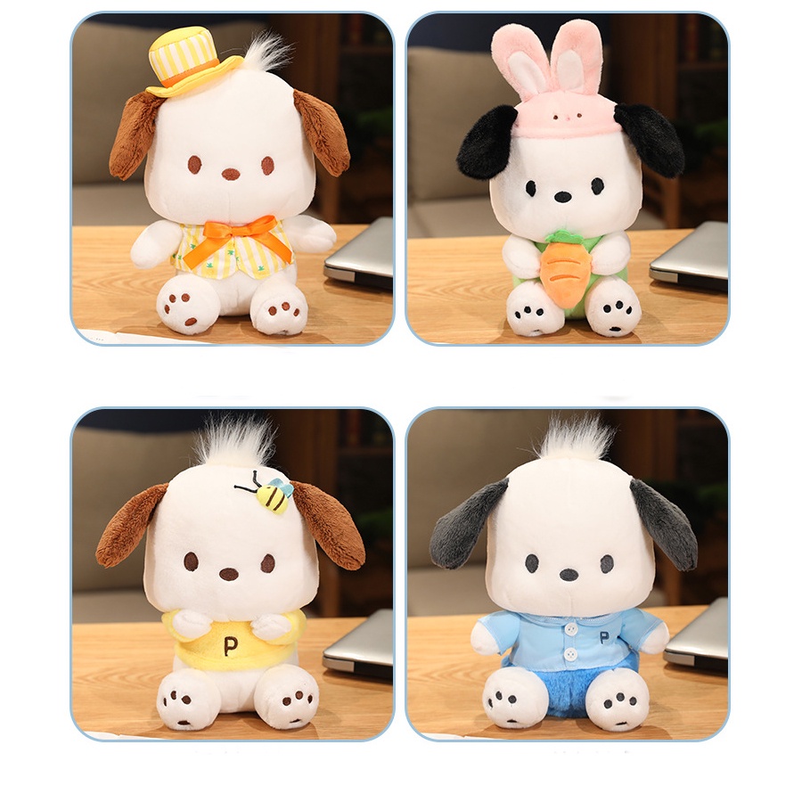 Boneka Plush Anjing 15cm Ultra Lembut Dengan Isian Katun Pp Agar Nyaman Maksimal