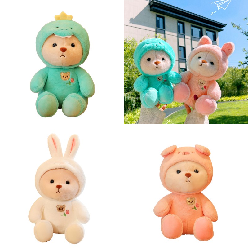 Boneka Teddy Bear Serbaguna Yang Bisa Berubah Jadi Karakter Berbeda Karakter Lolo Castle Collection)