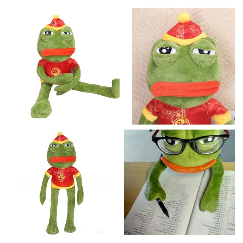 Ekspresikan Emosimu Dengan Katak Sedih Kami Plushie Pepe Kodok