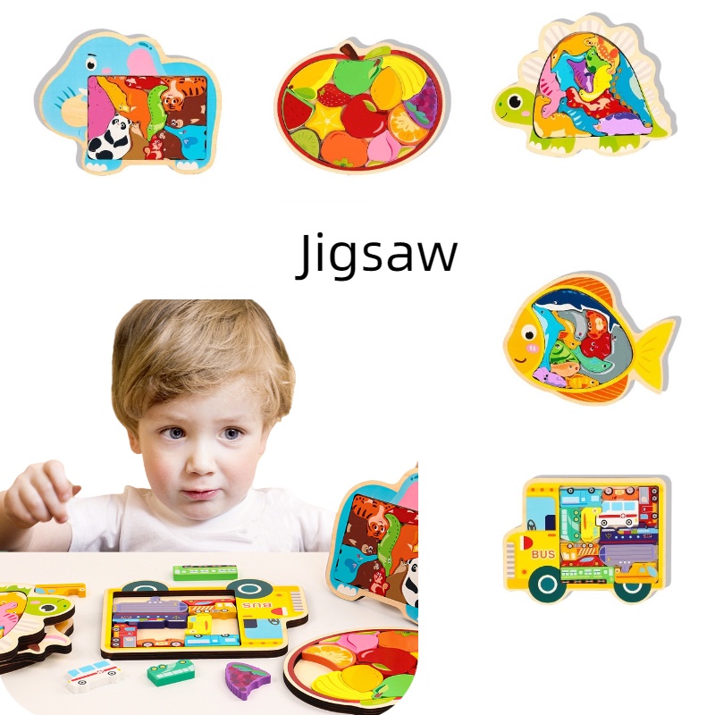 Zrp06 Game Papan Puzzle 3d Meningkatkan Penalaran Logis Dan Kreatifitas Anak Anda