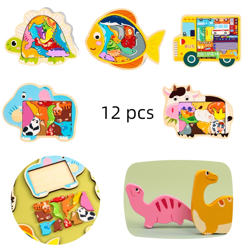 Zrp06 Game Papan Puzzle 3d Meningkatkan Penalaran Logis Dan Kreatifitas Anak Anda