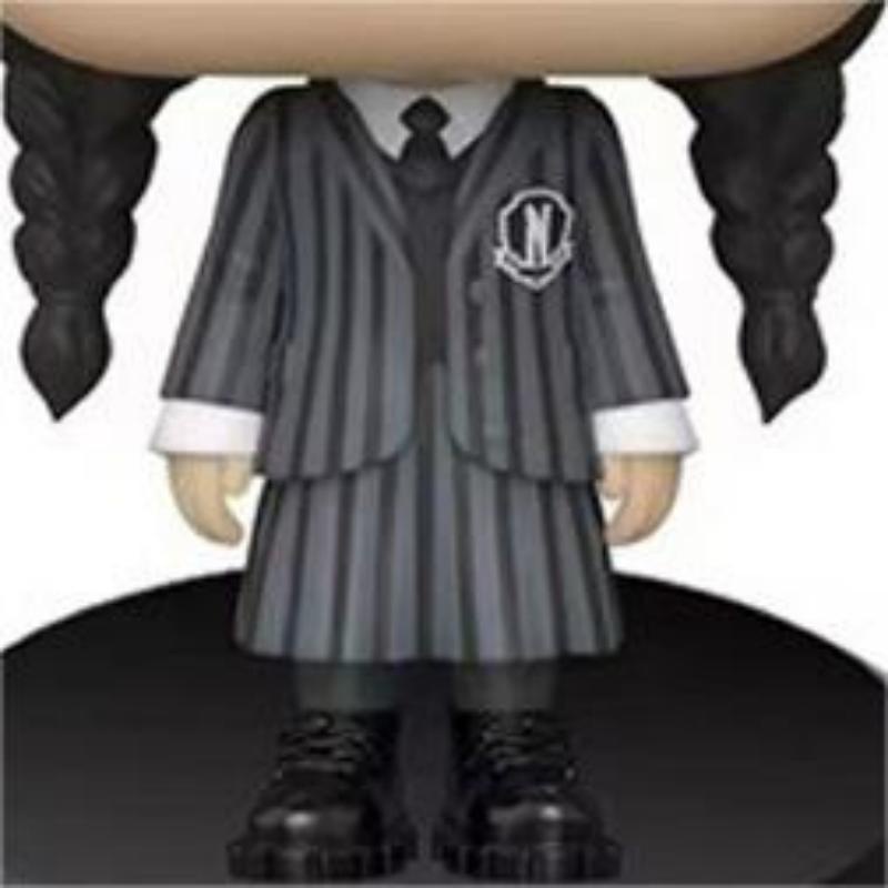 The Addams Family Wednesday Figure Boneka Model Mainan Dekorasi Hadiah Dengan Base