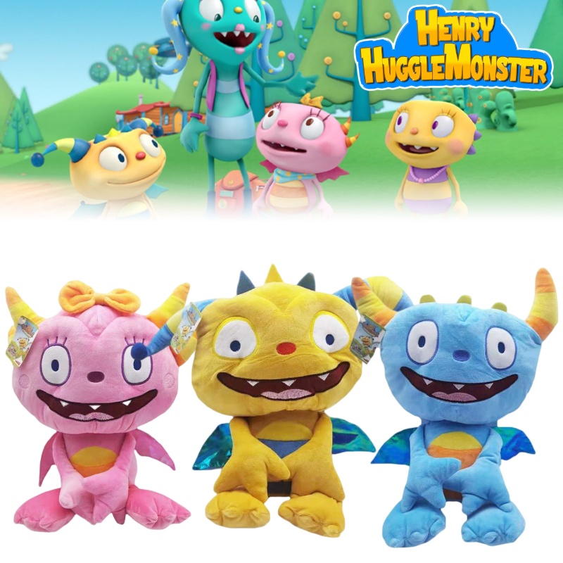 Henry the Cartoon Monster Plush Toy Penambahan Yang Menyenangkan Dan Warna Warni Mainan Koleksi Anak Anda