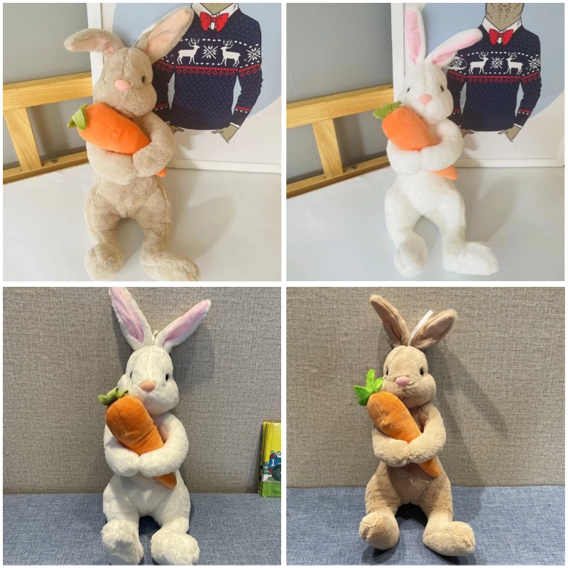 Mainan Furry Carrot Bunny Plush Boneka Binatang Cantik Dan Lembut Untuk Anak Dan Balita 77karakter