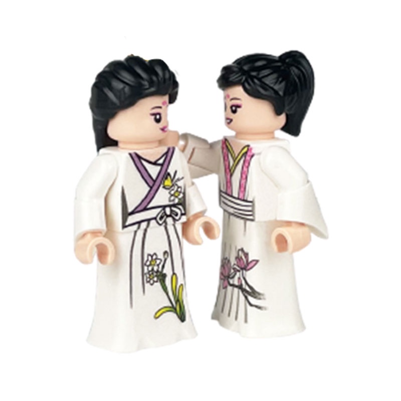 Baju Adat China Hanfu Dan Han Clothing Inspired Building Blocks