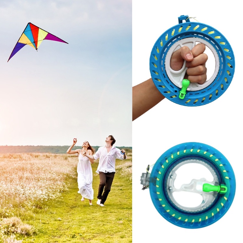 High-quality Gulungan Layangan Plastik Dengan Bantalan Halus- Pilihan Biru Dan Biru Kristal