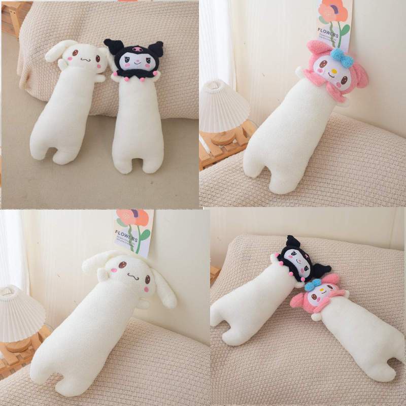 Bantal Bentuk Hewan Plush Lembut Dan Nyaman Untuk Anak-Anak, Panjang 60cm, Dicetak Dengan Motif Kartun Menggemaskan