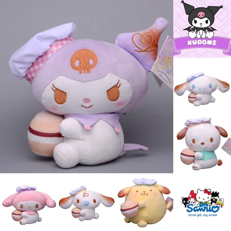 Kuromi Patissier Sanrio Cinnamoroll Mainan Mewah Kartun Plushies Decor Hadiah Anak