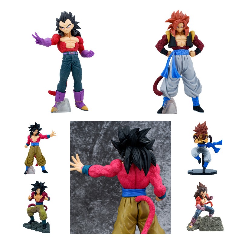 Koleksi Seven Dragon Ball Super Gt Super4 Super Saiyan Goku Vegeta Model Figur Pvc Generasi 2