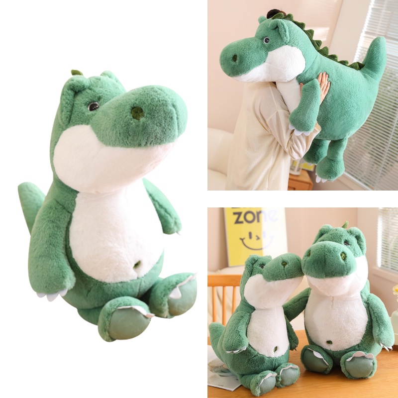 Mainan Plush Lele Dinosaurus Besar, Berbulu Pendek, Ideal Untuk Anak-Anak Dan Remaja Alike, Lembut Dan Dapat Dipeluk