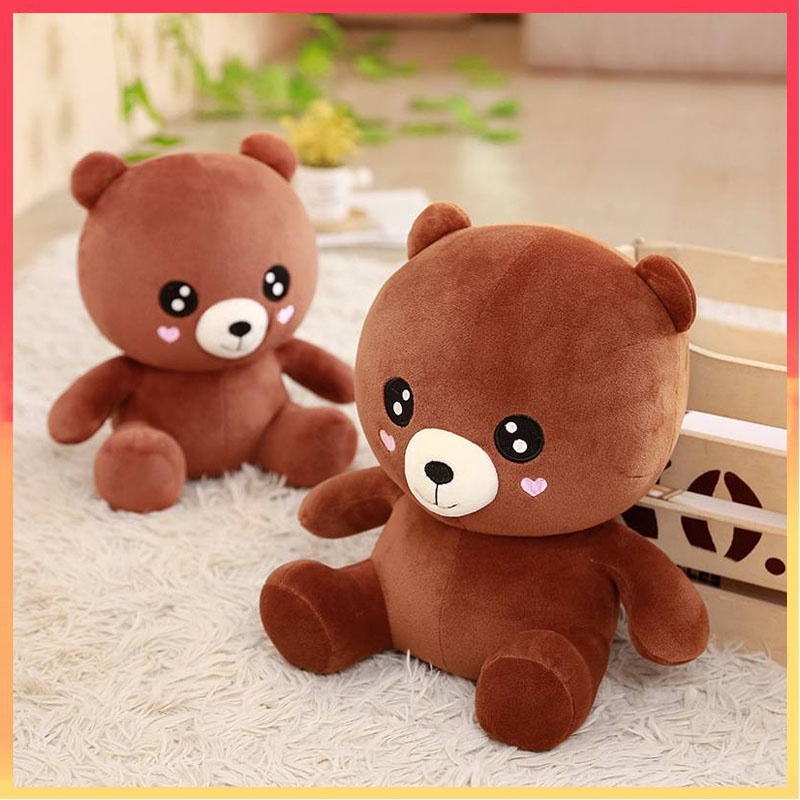 Adorable LoveHeart Bear Plush Toy Bantal Boneka Boneka Anak Kids Hadiah Dekorasi Rumah