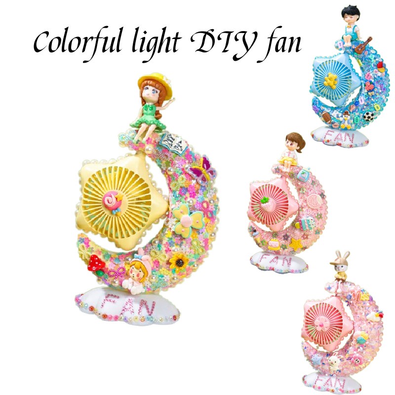 Mainan Belajar Dini- Candy Mini Fan Diy Craft Kit Untuk Anak