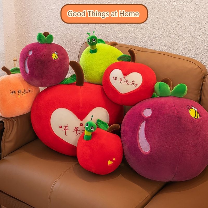 Mainan Boneka Buah Lembut Dan Cuddly Animal Plush Apple, Kesemek, Manggis