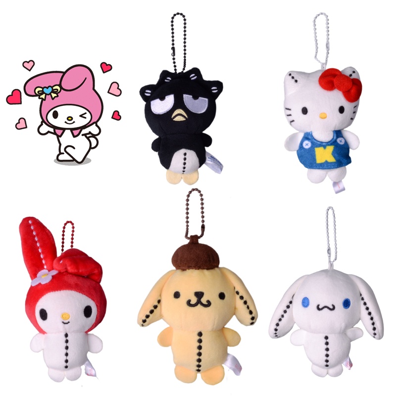 Mainan Mewah Sanrio Jahit Cocok Sebagai Hadiah Atau Dekorasi 9*6cm