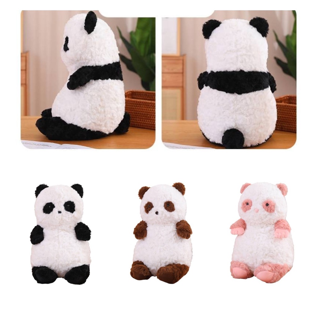 Mainan Plush Beruang Panda Berkualitas Tinggi Cocok Untuk Memberi Hadiah Dan Relaksasi