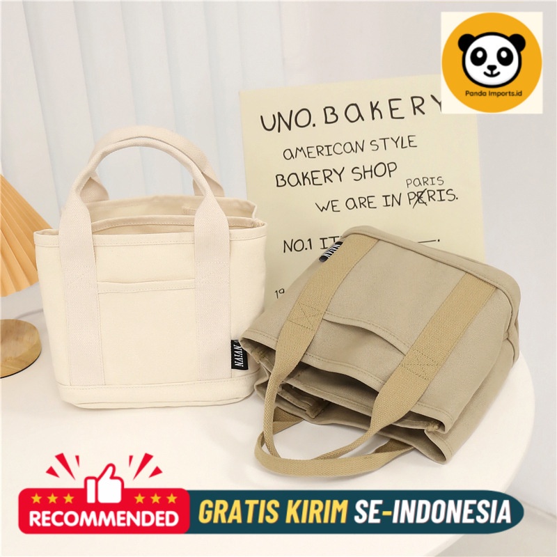 Tas Wanita Premium Tas canvas, tas ibu, tas wanita modus, tas bento, tas tangan, tas kain, tas multi