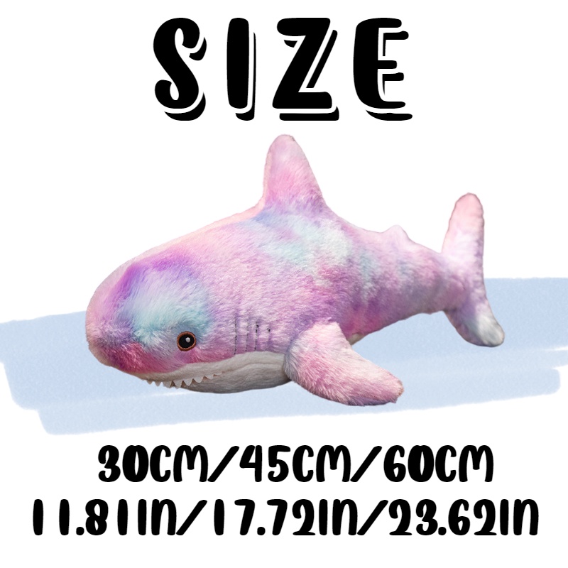 60cm/45cm/30cm Baby Shark Plushie Lucu Boneka Kehidupan Laut Mainan Mewah Bantal Bantal Hadiah