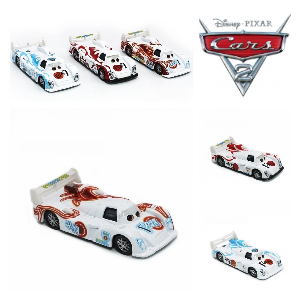 Cars Jepang7 Racers Disney Kartun Alloy Model Mobil Balap Mainan Anak