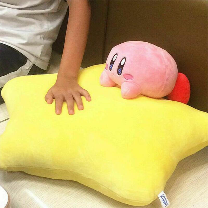 54 cm Plush Kirby Mainan Kartun Boneka Boneka Bantal Cushion Dekorasi Hadiah Rumah