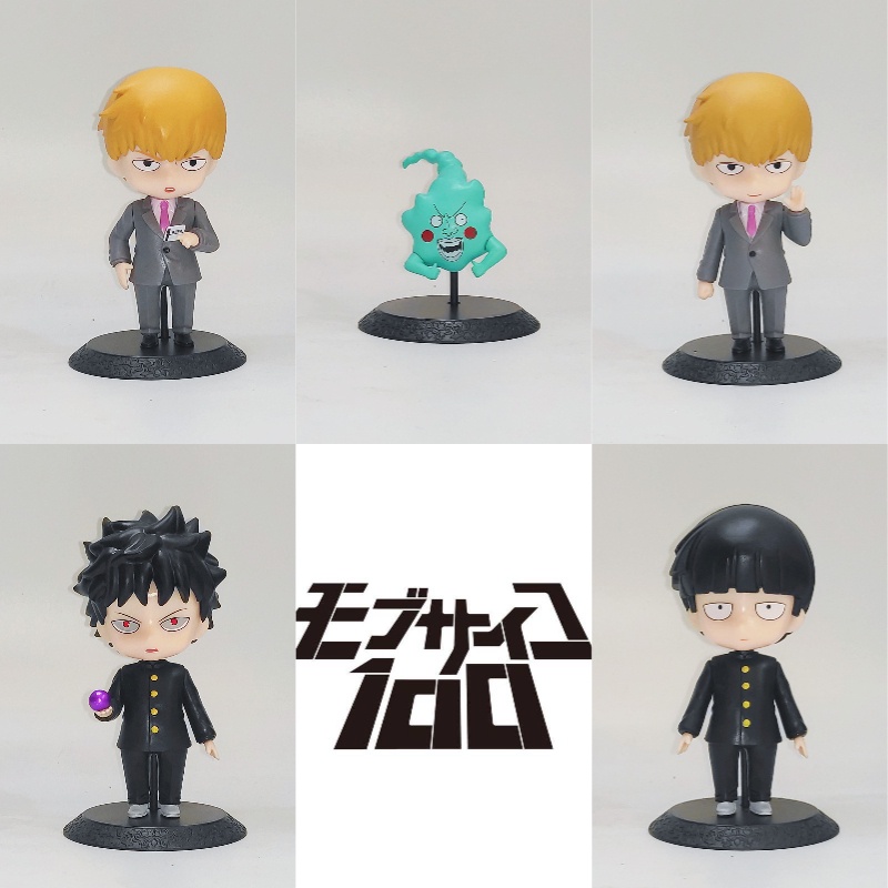 Koleksi Mainan Supernatural100% Set 5pcs Figur Plastik Shigeo Kageyama