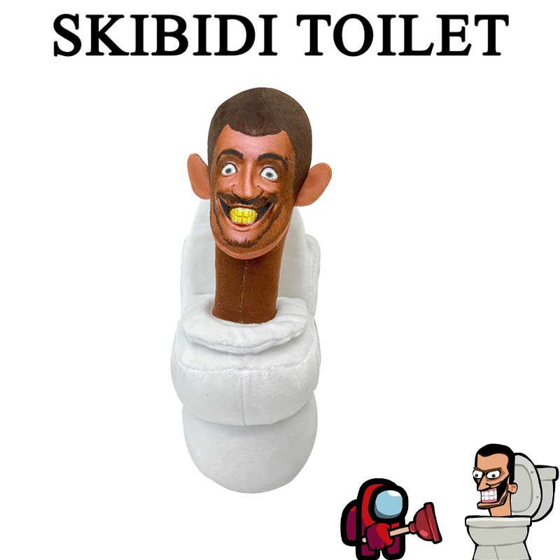 Skibidi Toilet Plush Mainan Mewah Lucu Imut Lucu Bagi Para Keluarga Untuk Menikmati!