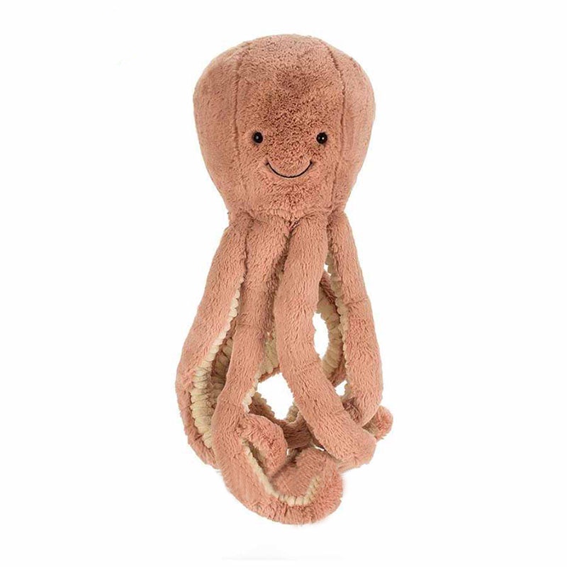 Boneka Gurita Plush Isi Katun Pp Berkualitas Tinggi Untuk Anak Perempuan Dan Cowok Cocok Untuk Dekorasi Kantor Atau Kamar Tidur