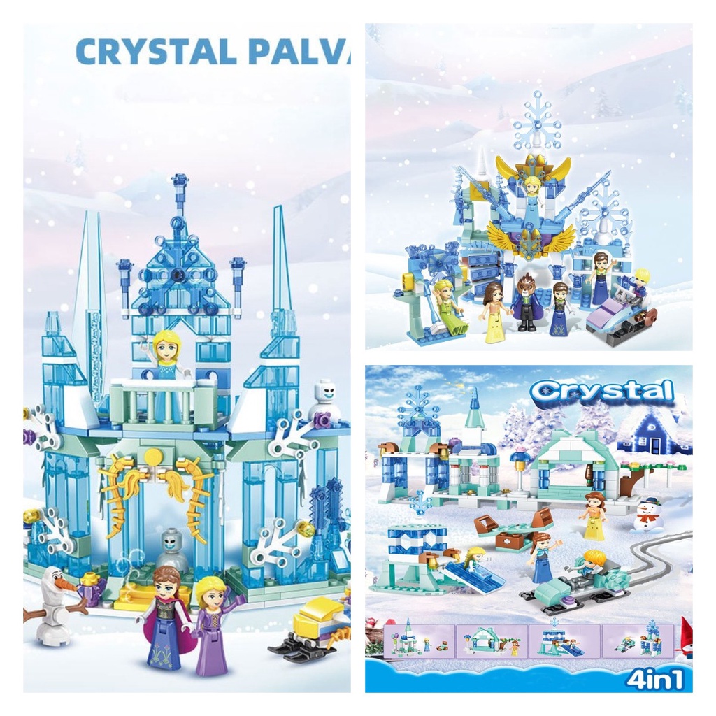 Ice Castle Elsa Puzzle Anak Perempuan