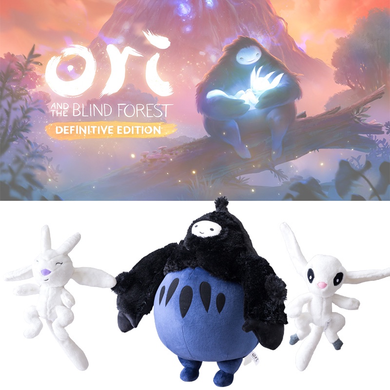 Ori and the Blind Forest Game Peripheral Plush Toy Elf Doll Bantal Hadiah Liburan