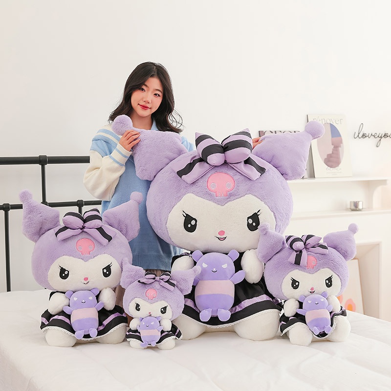 High quality Kurumi Plush Doll By Sanrio Isi Katun Pp Lembut!