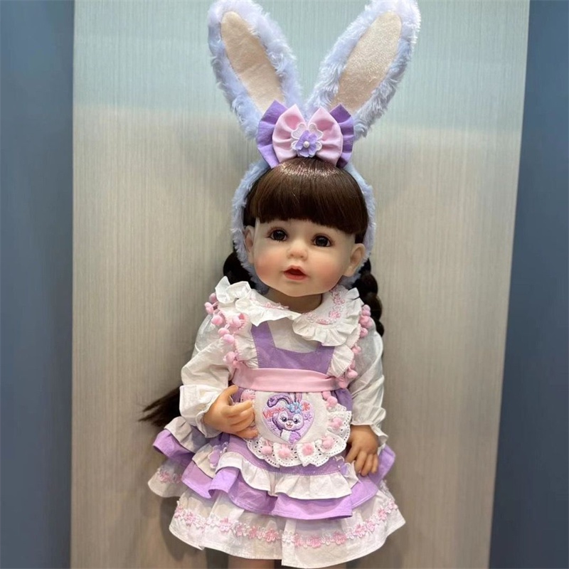 Baby Doll Full Body 55cm Lucu Dan Realistis Bahan Lembut Dan Lentur