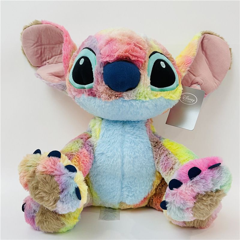 40cm Stitch Kreatif Warna Graffiti Mainan Mewah Lucu Boneka Boneka Anak Hadiah 40cm