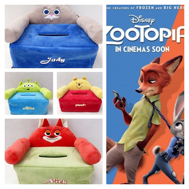 Tempat Kotak Tissue Plush Toy Story Alien Lucu Untuk Remaja