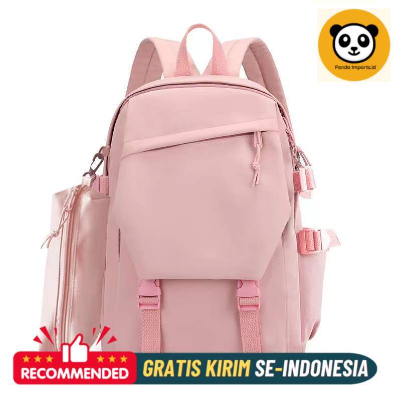 Tas Ransel Premium Tas belakang para mahasiswa baru Tas belakang para pria dan wanita Kampus muda Im