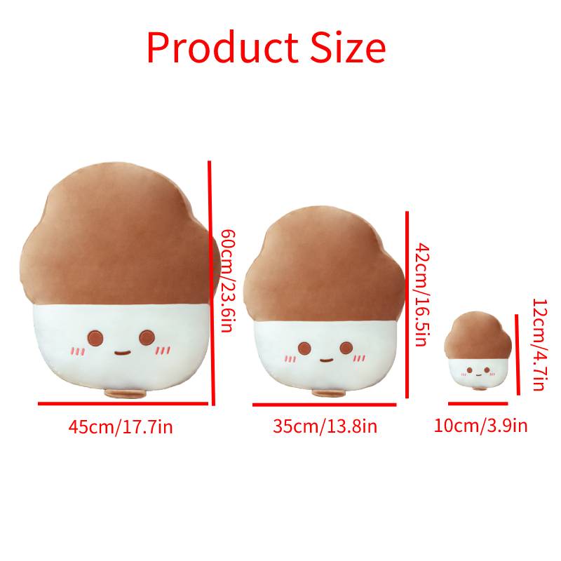 60cm/42cm/12cm Kartun Es Krim Mainan Mewah Liontin Bantal Cushion Boneka Dekorasi Rumah Hadiah