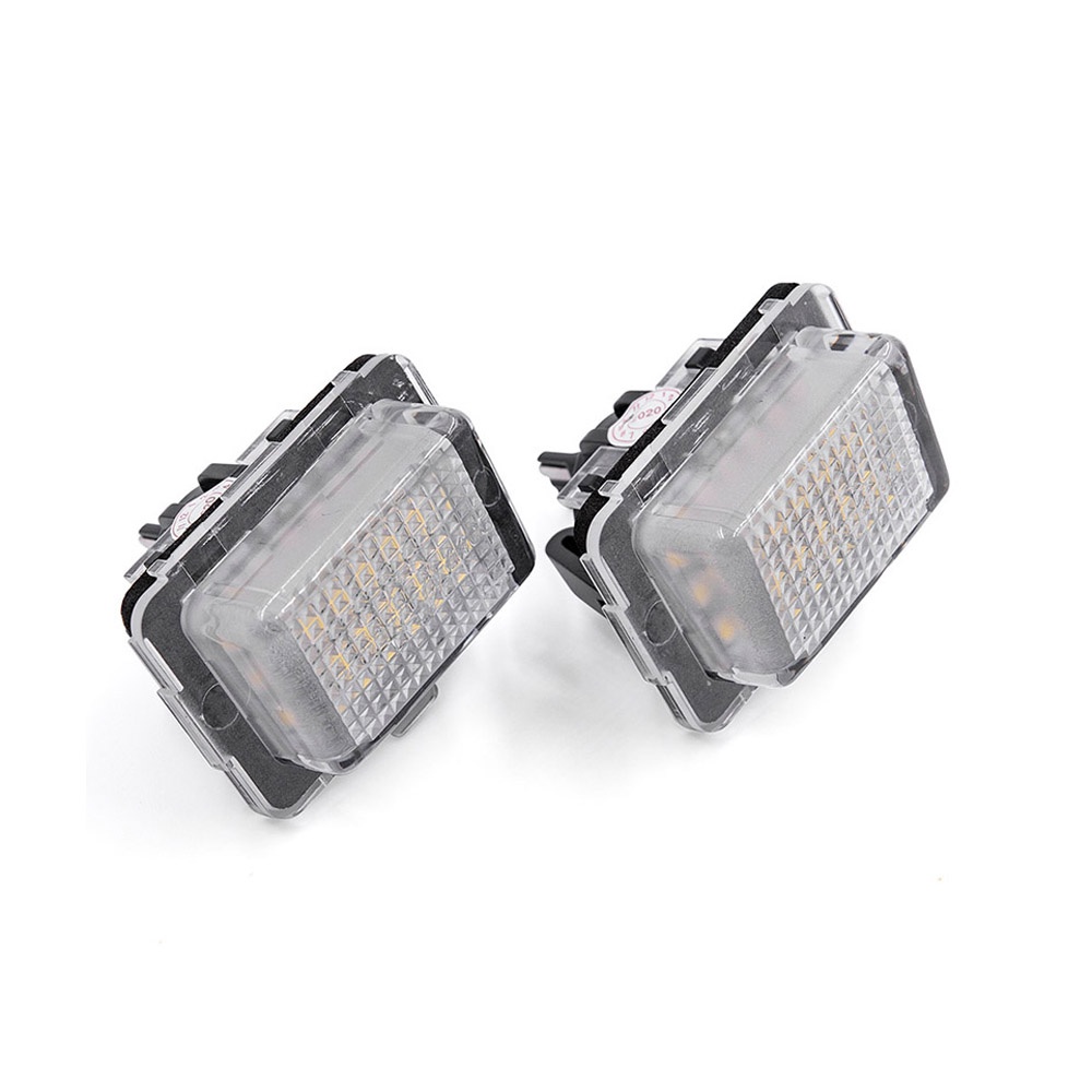 2pcs Lampu Plat Nomor Plat LED Putih Lampu Untuk Benz C-CLASS W204 E-CLASS W212 S-CLASS Coupe W216 W207 S-CLASS W221