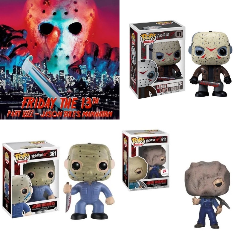 Friday The 13th Jason Tangan Model Tiga Desain Khas Pvc Collectible Figure